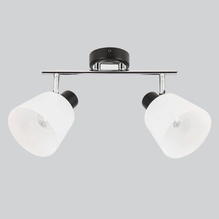 Lampa sufitowa Biloba listwa ze szklanymi kloszami 2-punktowa do salonu