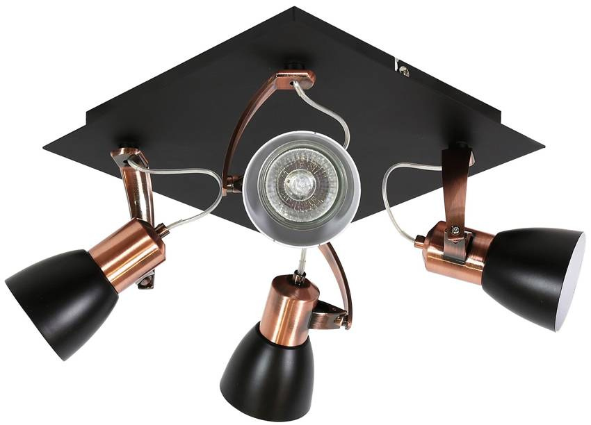 Lampa sufitowa Markus spot regulowana 4-punktowa do salonu