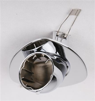 Oczko sufitowe okrągłe ruchome chromowane MR16