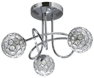 Lampa sufitowa Starlet ze szklanymi kloszami 3-punktowa do salonu