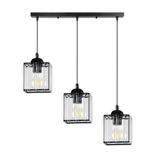 Lampa wisząca Glassia potrójna nad stół z kloszem akrylowym E27 do salonu