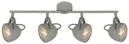 Lampa ścienna listwa 4X50W GU10 betonowy szary PENT 94-68071