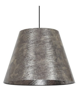 Lampa wisząca z abażurem Platino nowoczesna pojedyncza złota do salonu