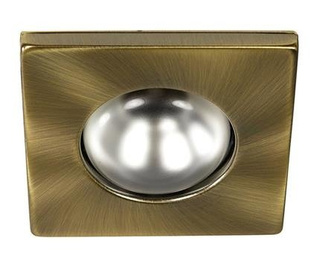 Oczko sufitowe kwadratowe ruchome mosiądz R50