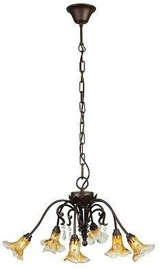 Candellux Lighting Lampa sufitowa wisząca 3+3x40W G9 patyna L&H Corsa 36-84951