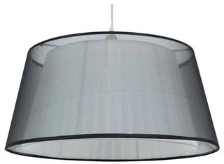 Lampa wisząca z abażurem Charlie tkaninowa nowoczesna do salonu 45 cm