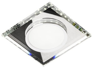 Lampa wpuszczana kwadratowa szklana LED zintegrowany 6500K nowoczesna do salonu