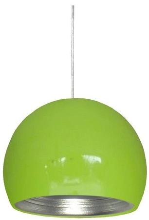 Lampa wisząca Pictor kula metalowa zielona do salonu 1-punktowa E27