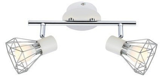 Lampa sufitowa Verve listwa regulowana 2-punktowa do korytarza