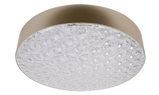 Plafon LED Luxis okrągły złoty 38 cm zmienna barwa światła i jasność 2800-6500K na pilota IP20