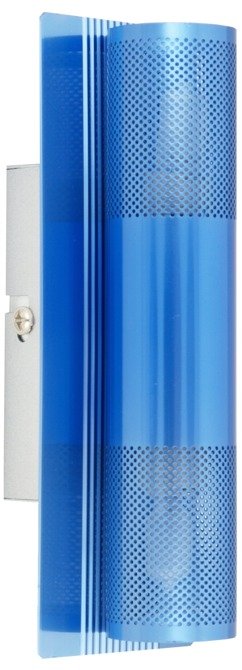 Kinkiet błękitny lampa ścienna 2x40W Emu 91-07837
