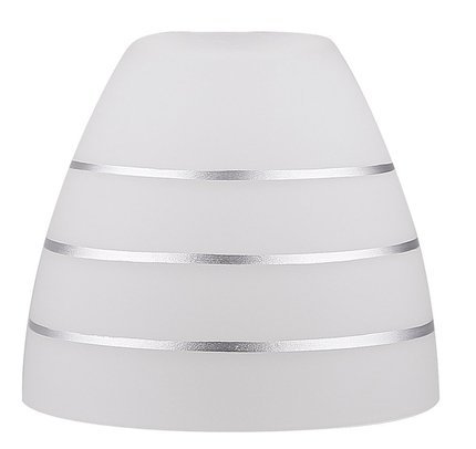 Klosz szklany biały w paski E27 do lamp Simpli Candellux 71-66763