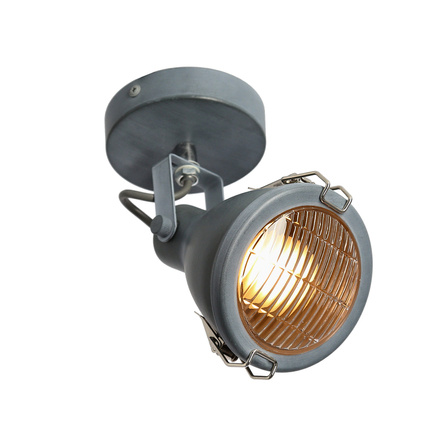 Lampa ścienna Candellux kinkiet Crodo 91-71101  E14 szary