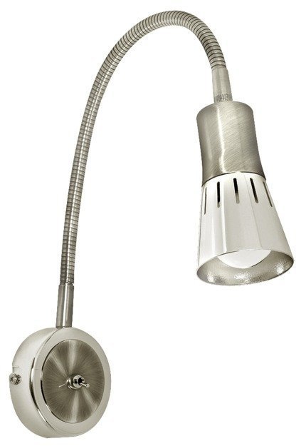 Lampa ścienna kinkiet E14 nikiel mat ARENA 91-94776