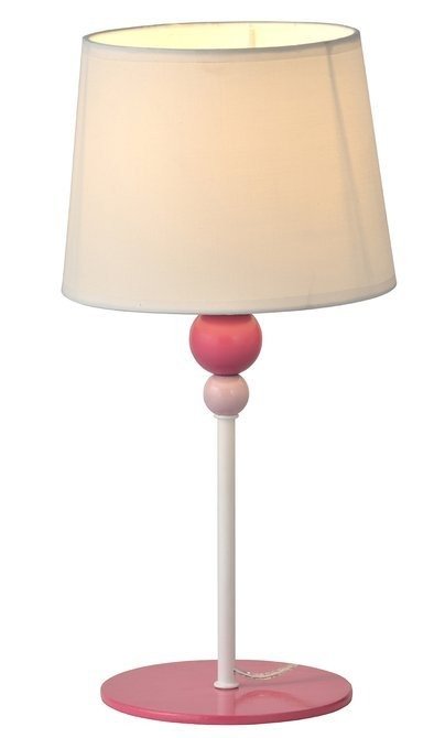 Lampa stołowa gabinetowa biała dziecięca 60W E27 Bebe 41-38968