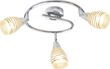 Lampa sufitowa candellux jubilat 98-55705 spirala e14 led chrom