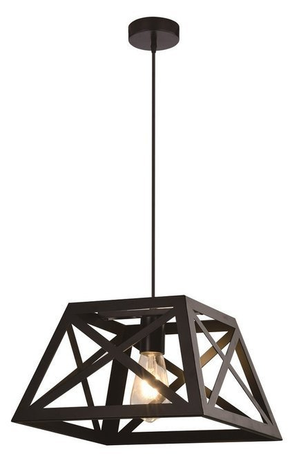 Lampa wisząca czarna metalowa 1xE27 Origami 31-78520