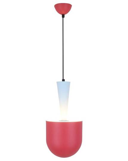 Lampa wisząca czerwona/niebieska E27 Visby Ledea 50101164