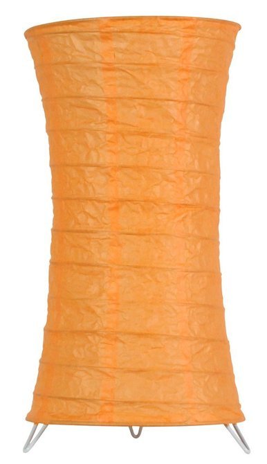 Lampka stojąca papierowa pomarańczowa nocna 60W E14 Tai Candellux 5096911-18