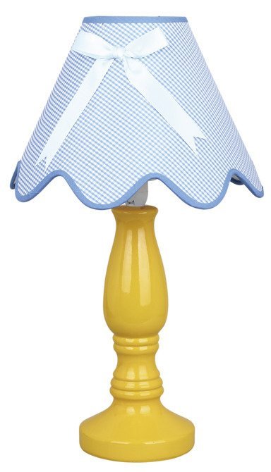 Lampka stołowa żółto-niebieska Lola 41-63489