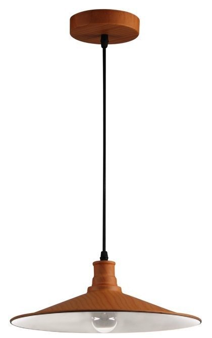 lampa sufitowa wisząca candellux barn 31-42965 talerzowy E27 brązowy